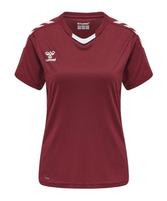 T-Shirt Hummel Core XK Bordeaux/Weiß