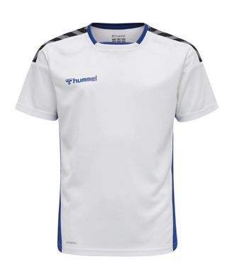 T-Shirt Hummel Authentic Poly Trikot Weiß/Blau