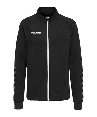 Jacke Hummel Poly Zip schwarz/weiß