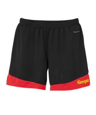 Short Kempa Emotion 2.0 fér Damen, schwarz, Fitness