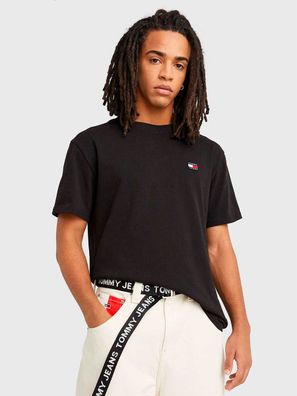 T-Shirt Tommy DM0DM16320-BDS Schwarz