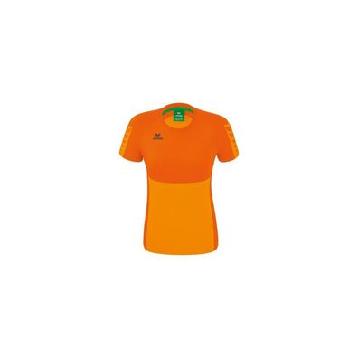 T-Shirt Erima Six Wings Orange, Tailliert, Schnelltrocknend