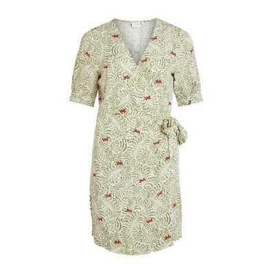 Kleid Vila Elre Love Beige elegant