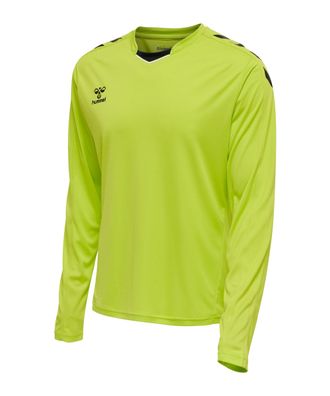 T-Shirt Hummel hmlCORE XK POLY JERSEY L/S Limepopsicle