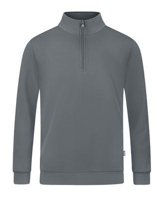 Sweatshirt Jako Ziptop Organic Grau