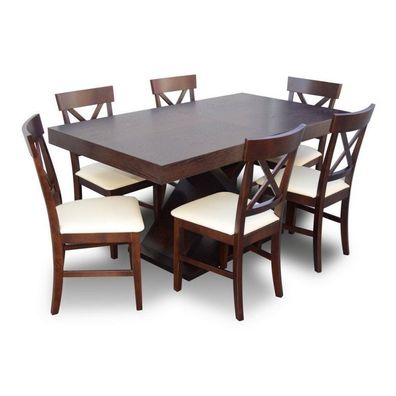 Set Esstisch + Stühle Esszimmermöbel RM-40