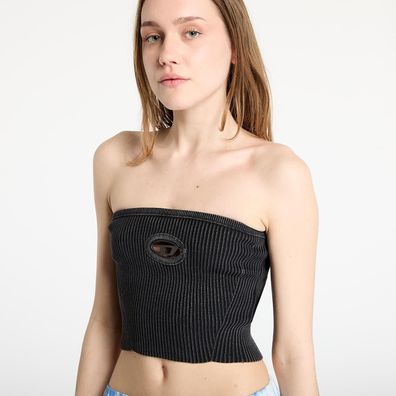 Crop-Top Diesel M-Clarksvillex Schwarz ßrmellos Korsett-Ausschnitt