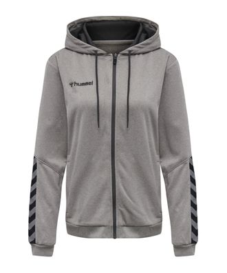 Hoodie Hummel Authentic Poly Zip Hoodie grau