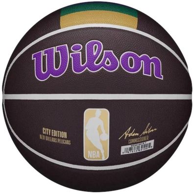 Basketball Wilson NBA Team City Collector New Orleans Pelicans Ball