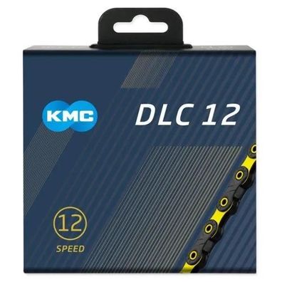 Fahrradkette KMC DLC 12 schwarz/gelb 126 Glieder