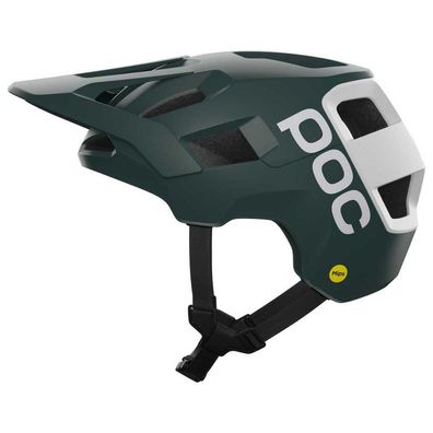 Mountainbikehelm Poc Kortal Race Mips Grén/Weiß