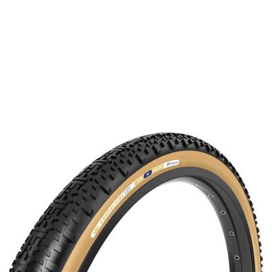 Reifen Panaracer GravelKing X1 tubeless ready schwarz mit beigen Seitenwänden