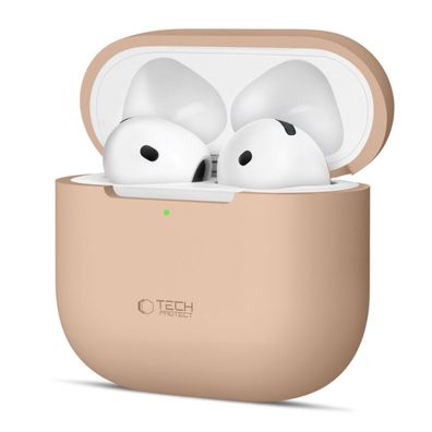 Tech-Protect Silikonhülle für Apple AirPods 4 – Beige