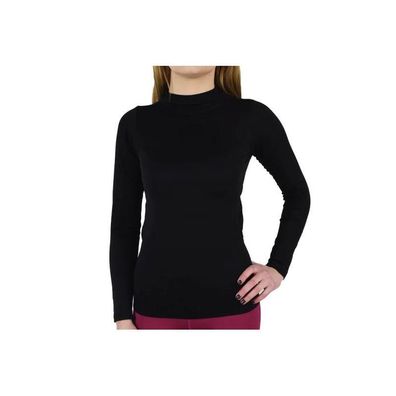 Longsleeve GymHero Modell 766 - Schwarz, Damen Fitnessshirt