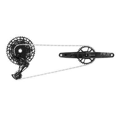 Fahrradgruppe SRAM NX Eagle 12-fach, 11-50 Zähne, schwarz