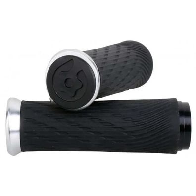 Griffe SRAM Gripshift Lock-on Silber 100 mm