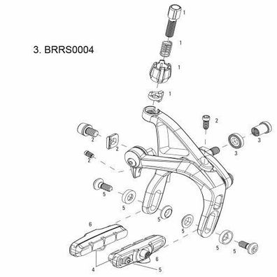 Bremsensatz Sram Red Kit rot