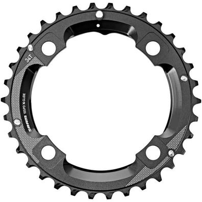 Kettenblatt SRAM GX 2x10 34T Aluminium schwarz
