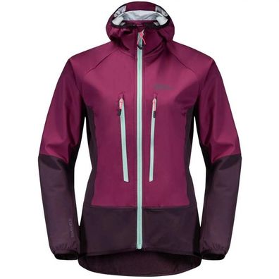 Softshelljacke Jack Wolfskin Alpspitze Hoody violett