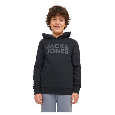 Hoodie Jack & Jones Corp Logo Kinder schwarz