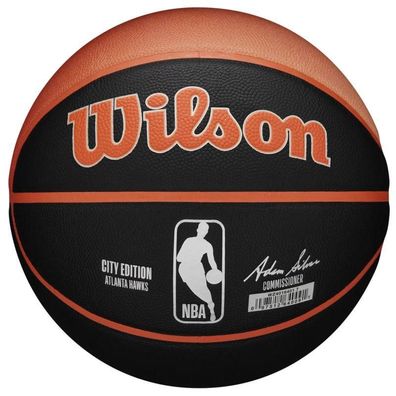 Basketball Wilson NBA Team City Collector Atlanta Hawks Ball