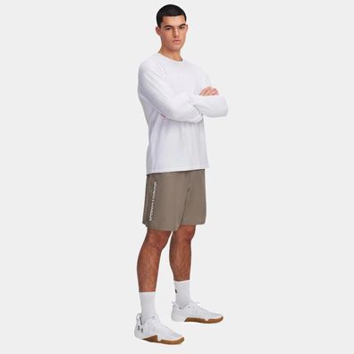 Short Under Armour Tech Woven Wordmark taupe dusk