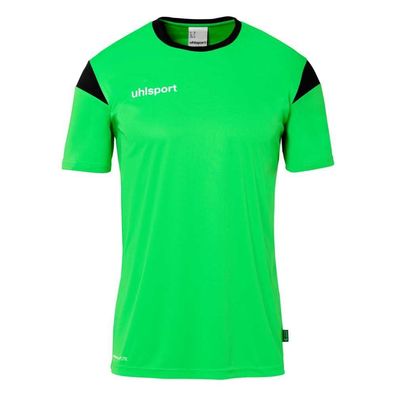 T-Shirt Uhlsport Squad 27 in leuchtgrén/schwarz