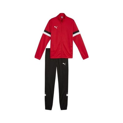 Trainingsanzug Puma Team Rise Jr Rot-Schwarz
