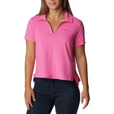T-Shirt Columbia Sun Trekâ?¢ Kurzarm-poloshirt rosa