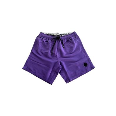 Trussardi Beachwear Purple Polyester Men Swim Short