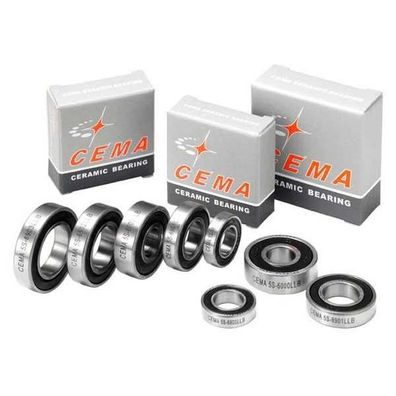 Keramik-Nabenlager CEMA 18307 Silber und Schwarz