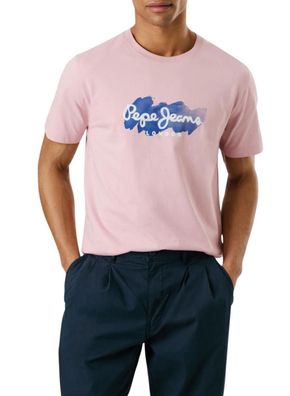T-Shirt Pepe Jeans Milton, Rose, Regular Fit