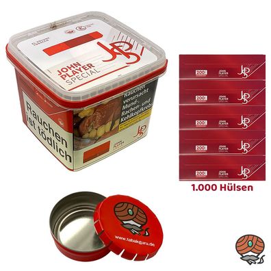 JPS/John Player Special Volumentabak 420g, Hülsen, Taschenascher