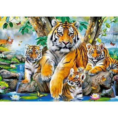 Castorland Puzzle Tigers by the river 120 Teile