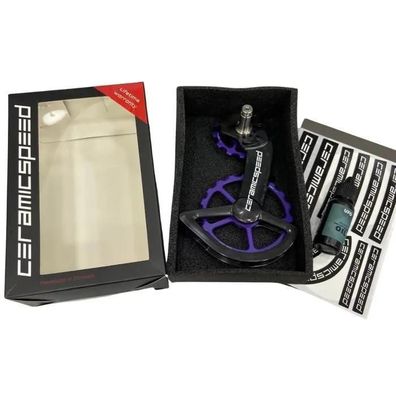 Schaltwerk CeramicSpeed OSPW Shimano 9100/R8000 Series, silber