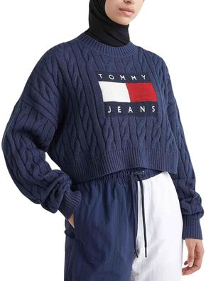 Sweatshirt Tommy Hilfiger Boxy Cut Blau