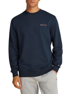 Sweatshirt Tommy Hilfiger Graphic Crew Marineblau
