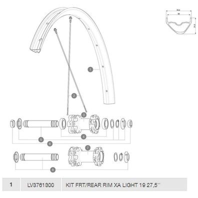 Felge Mavic XA Light 19 - Leicht und robust fér MTB