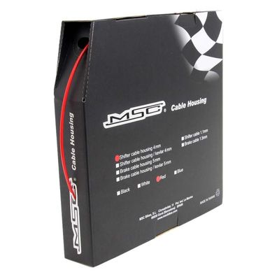Gaine de cÃ¢ble MSC Funda De Cambio Rouge 30 Meter