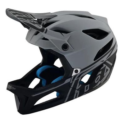 Vollvisierhelm Troy Lee Designs Stage Mips grau/schwarz