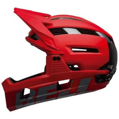 Fahrradhelm Bell Super Air R MIPS rot/grau