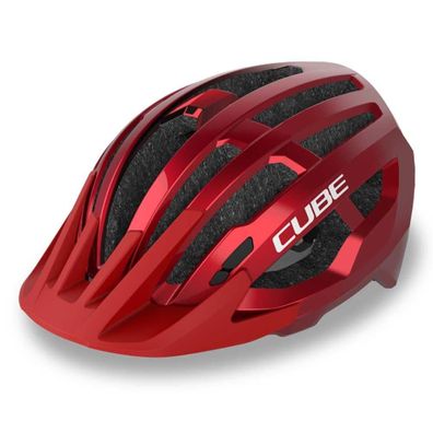 Mountainbikehelm Cube Offpath rot
