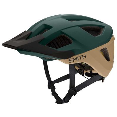 Mountainbikehelm Smith Session Mips grén-dunkel/beige