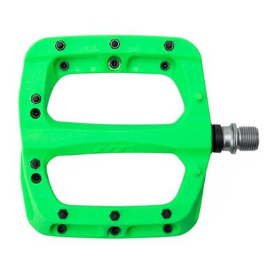 Flache Pedale HT-Components PA03A grén