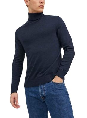 Rollkragenpullover Jack and Jones Jjeemil Slim Fit Blau