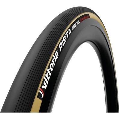 Fahrradreifen Vittoria Pista Control 23C, schwarz/creme, 210g