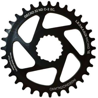 Fahrrad-Kettenblatt Leonardi Racing Gecko Aluminium 30 Zähne