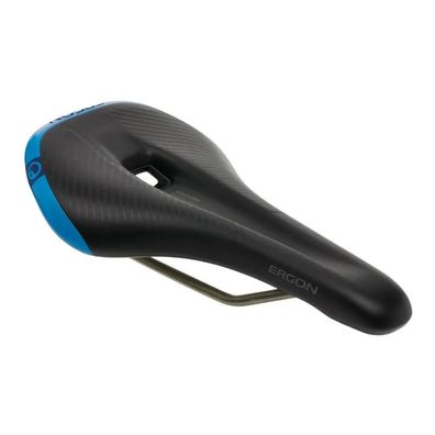 Fahrradsattel Ergon SM Pro ergonomisch schwarz/blau