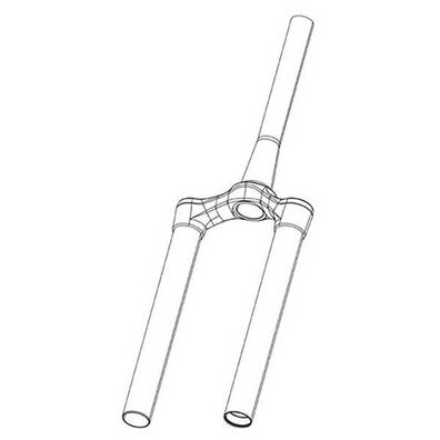 Fahrradgabel Rockshox CSU 35G TPR Boost Silber