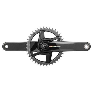 Fahrradkurbel Sram mit Leistungssensor 40 Zähne Grau